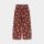 Cord Hose Bio-Baumwolle brown daisies