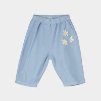 Baby Cord Hose Bio-Baumwolle daisies stone