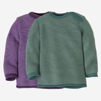 Melange-Pullover Wolle