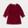 Baby Samtkleid Bio-Baumwolle ruby