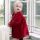 Baby Samtkleid Bio-Baumwolle ruby