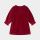 Baby Samtkleid Bio-Baumwolle ruby