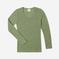 Damen Langarmshirt Bio-Wolle