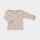 Baby Shirt Wolle/Seide Ringel sand 104