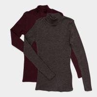 Damen Langarmshirt Merinowolle