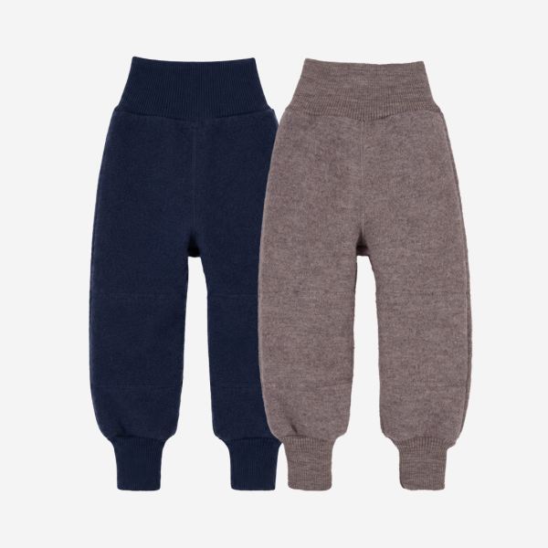 Hose Wollwalk mit Kniebesatz