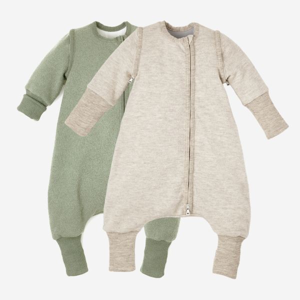 Schlafsack mit Beinen und abnehmbaren Armen Wollwalk