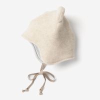 Baby-Mütze Bea Wollfleece natur melange 52