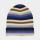 Rib Beanie Merinowolle multi stripe
