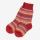 Socke Wolle Regenbogen mohn 35-36