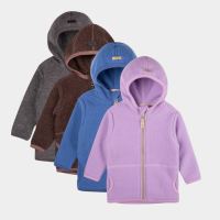Kinder Fleece Jacke Merinowolle