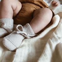 Babyschühchen Booties Merinowolle