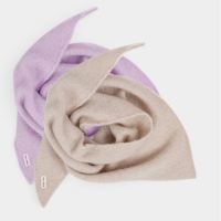 Flauschiger Dreiecksschal Alpaka/Merino/Seide