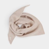Flauschiger Dreiecksschal Alpaka/Merino/Seide