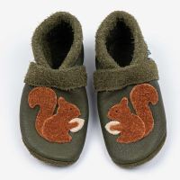 Leder Hausschuhe großer und kleiner Elefant von...
