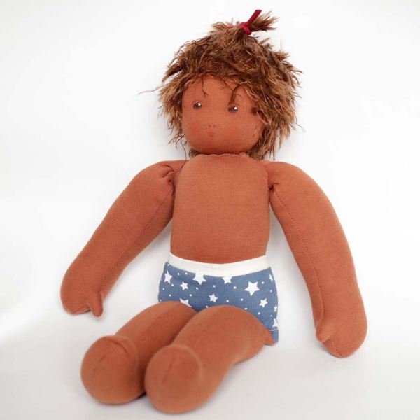 Anziehpuppe Pauline von Nanchen aus Bio-Baumwolle