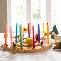 Geburtstags- und Adventspirale aus Holz von Grimms in...