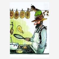 Postkarte „Findus und Petterson machen...