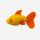 Kleine Filz Freunde Goldfisch