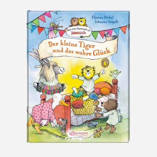 Buch „Der kleine Tiger und das wahre Glück von Florian Fickel (Autor) & Johanna Seipelt (Illustratorin)