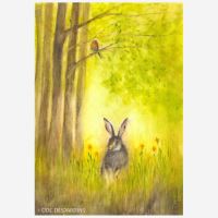 Postkarten Frühling-Set von Ode Desjardins 4