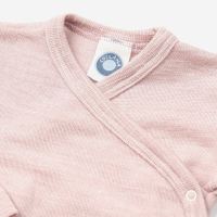Baby Wickelbody von Cosilana aus Wolle/Seide in marine 2