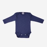 Baby Body von Cosilana aus Wolle/Seide in marine