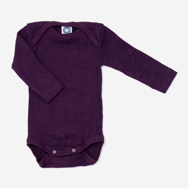 Baby Body von Cosilana aus Wolle/Seide in marine