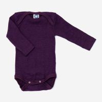 Baby Body von Cosilana aus Wolle/Seide in marine