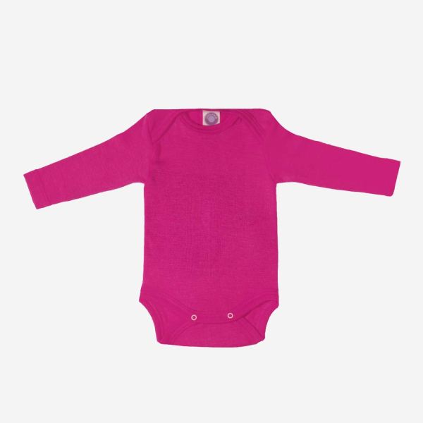 Baby Body von Cosilana aus Wolle/Seide in pink