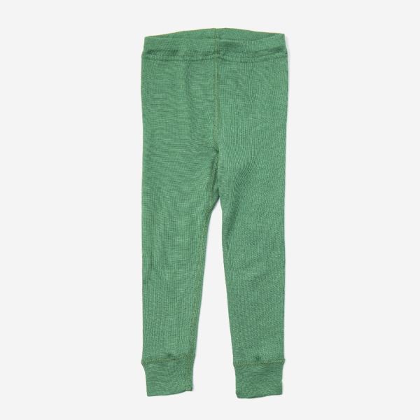 Lange Unterhose Wolle/Seide grün 92