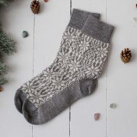 Norweger Socke Wolle