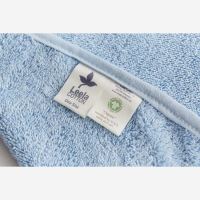 Baby Kapuzen Handtuch von Leela Cotton aus Bio-Baumwolle in blau 2