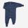 Schlafanzug aus Wollfrottee von Cosilana marineblau 2