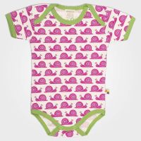 Body Kurzarm Schnecke fuchsia (dunkles pink) 86/92