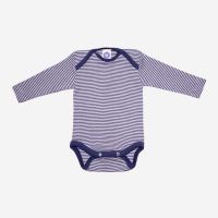 Baby Body von Cosilana aus Wolle/Seide in grün Ringel 3