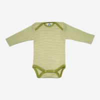 Baby Body von Cosilana aus Wolle/Seide in grün Ringel 3