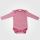 Baby Body von Cosilana aus Wolle/Seide in pink Ringel