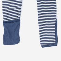 Babyhose von Cosilana aus Wolle/Seide in Ringel orange 3