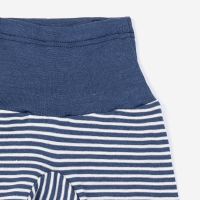 Babyhose von Cosilana aus Wolle/Seide in Ringel marine 2