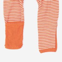 Babyhose von Cosilana aus Wolle/Seide in Ringel orange 3