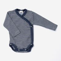Wickelbody Ringel Wolle/Seide