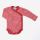 Wickelbody Ringel Wolle/Seide rot Ringel  62/68