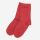 Socken Wolle/Baumwolle rot 31-34