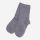 Socken Wolle/Baumwolle grau 19-22