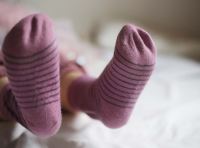 Kinder Socken Ringel von Grödo aus Wolle/Baumwolle