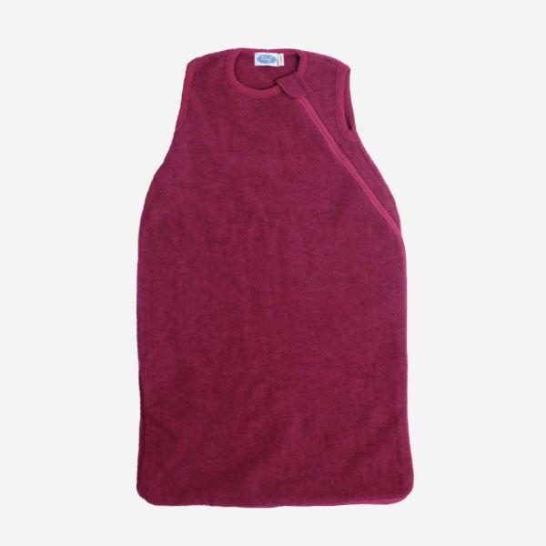 Baby Schlafsack von Reiff aus Wollfleece ohne Arm in beere
