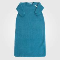 Baby Schlafsack von Reiff aus Wollfleece mit Armen in pazifik 1