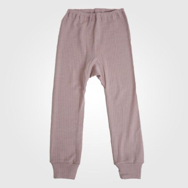 Lange Unterhose Baumwolle/Wolle/Seide altrosa 104