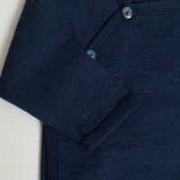Baby Schlüttli Strickjacke von Reiff aus Wolle/Seide in marineblau 2